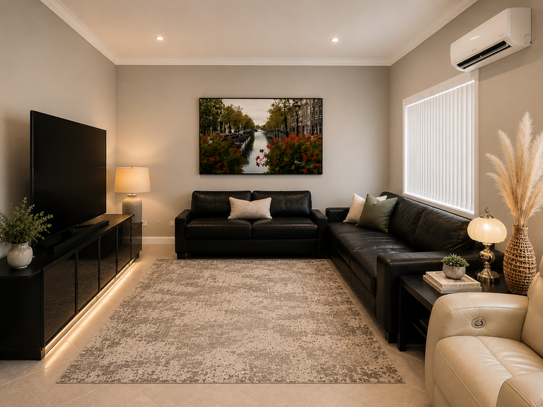 Light filled living room